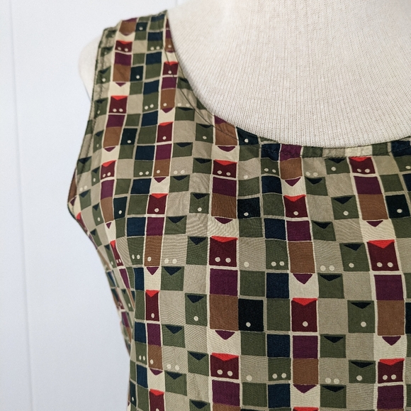 vintage 80's silk blouse - Picture 4 of 7